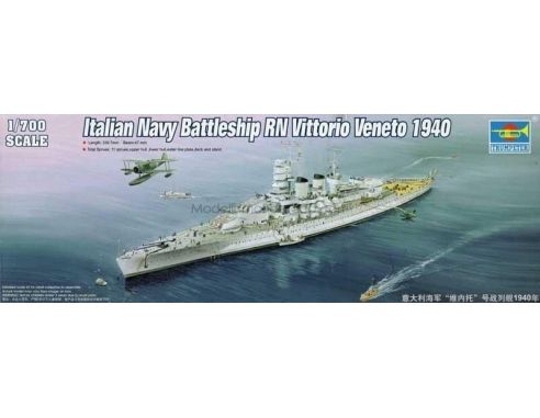 Trumpeter TP5779 NAVE VITTORIO VENETO 1940 KIT 1:700 Modellino