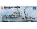 TRUMPETER 05793 GERMAN ZERSTORSER Z-7 1942 Modellino