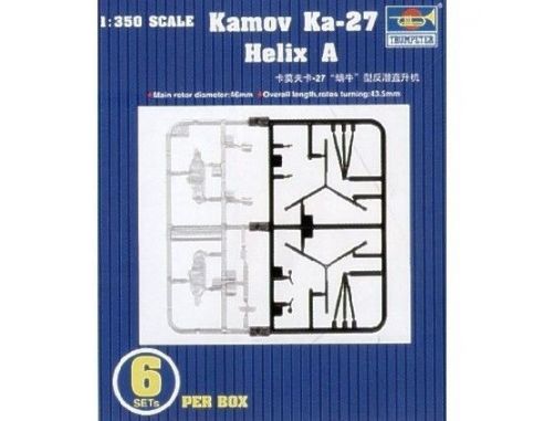TRUMPETER 06213 Helicopter – Kamov Ka-27 Helix A (6 pz. per confezione) Modellino