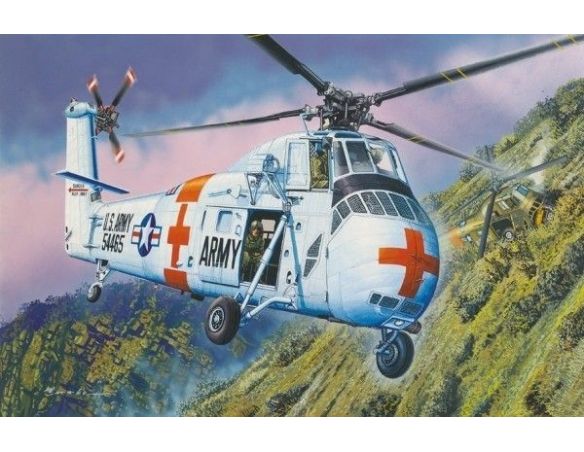 Trumpeter TP64103 ELICOTTERO CH-34 US ARMY RESCUE KIT 1:48 Modellino