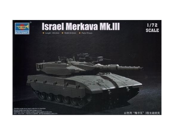 TRUMPETER 07103 ISRAEL MERKAVA MK.III Modellino