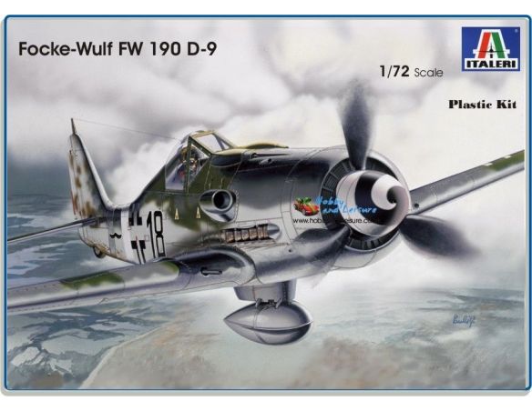 Italeri IT1312 FW 190 D-9 KIT 1:72 Modellino