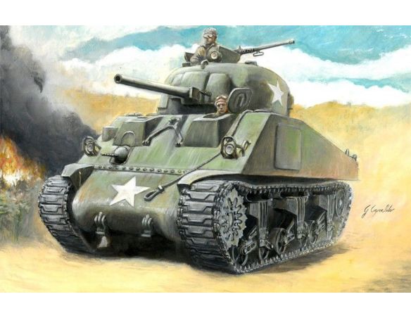 Italeri IT15651 M4 SHERMAN KIT 1:56 Modellino