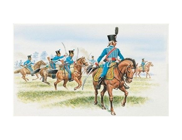 Italeri IT6008 FRENCH HUSSARS 1^ REGIMENT KIT 1:72 Modellino