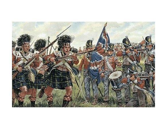 Italeri IT6058 BRITISH & SCOTS INFANTRY KIT 1:72 Modellino