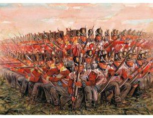 Italeri IT6095 BRITISH INFANTRY 1815 NAPOLEON'S WARS KIT 1:72 Modellino