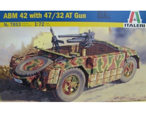 Italeri IT7053 ABM 42 W/47/32 AT GUN KIT 1:72 Modellino