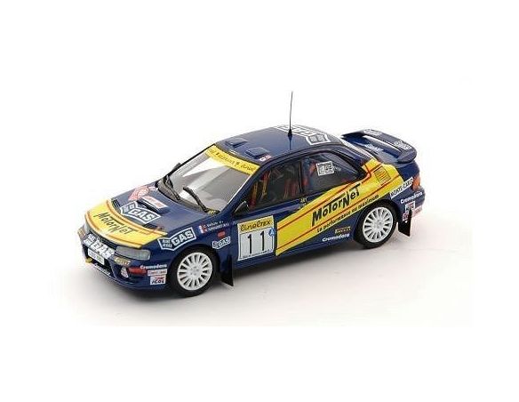 Trofeu TF0614 SUBARU IMPREZA N.11 5th M.CARLO 1996 BARONI-GIRAUDET 1:43 Modellino