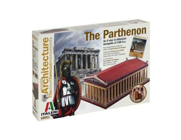 Italeri IT68001 PARTHENON cm 29x14,7 (INCLUDE LA STATUA DI ATHENA) Modellino