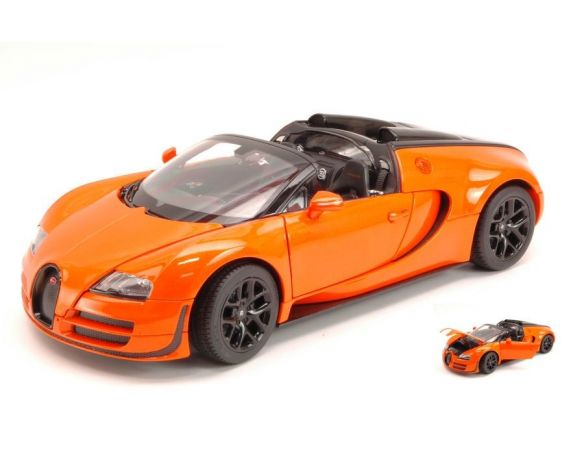 Ixo model RAT43900O BUGATTI VEYRON 16.4 GRAND SPORT 2012 ORANGE 1:18 Modellino
