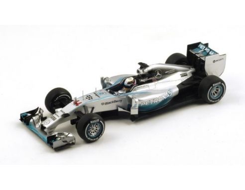 Spark Model S18138 MERCEDES F1 W05 L.HAMILTON 2014 N.44 WINNER BRITISH GP 1:18 Modellino