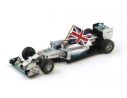 Spark Model S18159 MERCEDES W05 L.HAMILTON 2014 N.44 WINNER ABU DHABI WORLD CHAMPION 1:18 Modellino