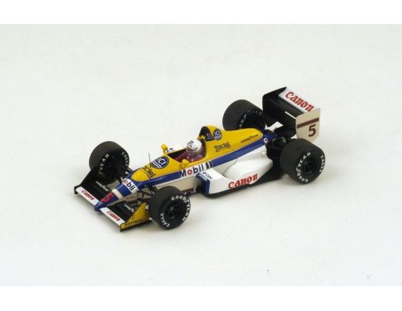 Spark Model S4027 WILLIAMS FW12 M.BRUNDLE 1988 N.5 7th BELGIUM GP 1:43 Modellino