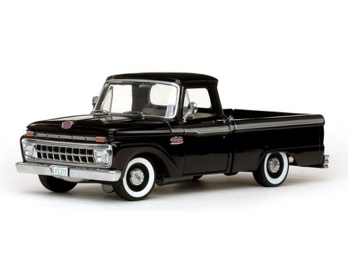 SunStar SS1273 FORD F-100 CUSTOM CAB PICK UP 1965 BLACK 1:18 Modellino