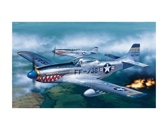 Italeri IT0086 F 51 D MUSTANG KIT 1:72 Modellino