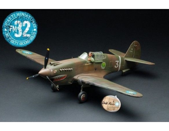 Figarti A3802 KURTISS P-40B DICK ROSSI Modellino