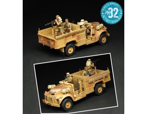 Figarti B3008A LRDG CHEVY SAND CAMO TRUCK 1/32 Automezzi 1/32