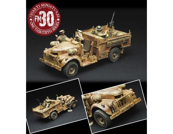 Figarti B38033A LRDG CHEVY TRUCK SAND-RED 1/32 Modellino