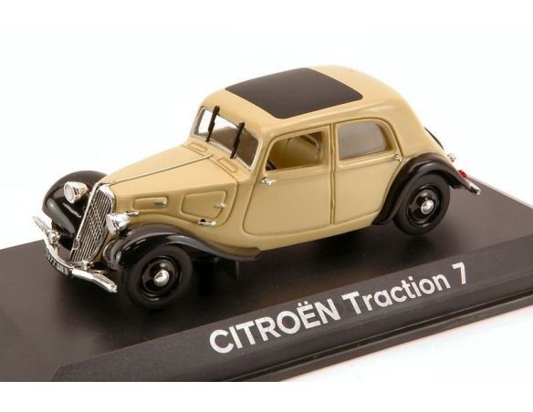 Norev NV153023 CITROEN TRACTION 7C 1934 BEIGE/BLACK 1:43 Modellino