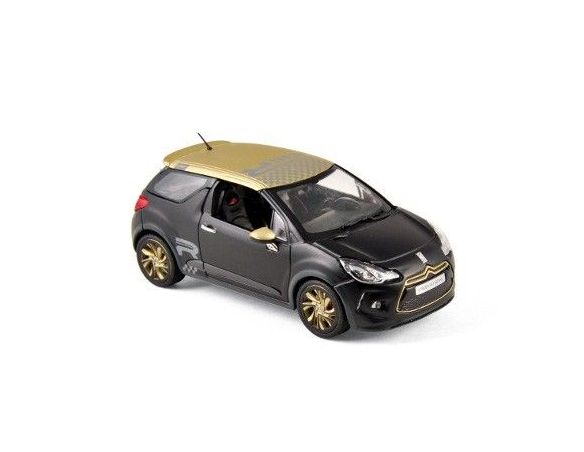 Norev NV155288 CITROEN DS3 RACING 2013 BLACK MATT & GOLD 1:43 Modellino