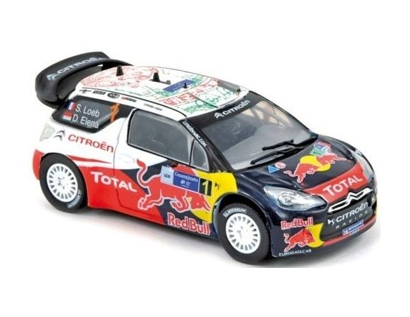 Norev 155351 CITROEN DS3 WRC WINNER MEXICO 1/43 Modellino