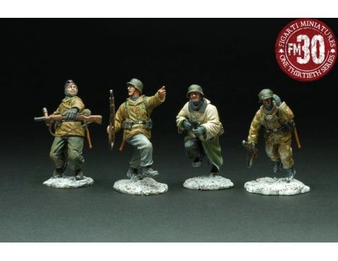 Figarti G4101E WINTER ATTACK 4 FIGURES 1/30 Modellino