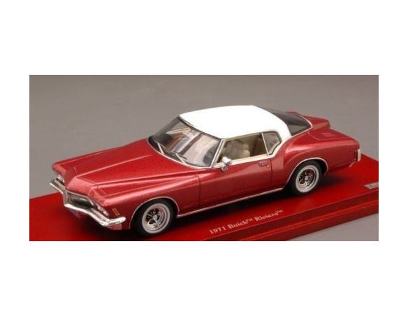 True Scale Miniatures TSM114332 BUICK RIVIERA 1971 AMARANT MET.1:43 Modellino