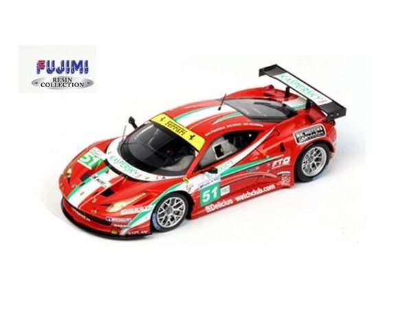 True Scale Miniatures TSM11FJ018 FERRARI 458 ITALIA GT2 N.51 LM 2011 G.FISICHELLA 1:43 Modellino
