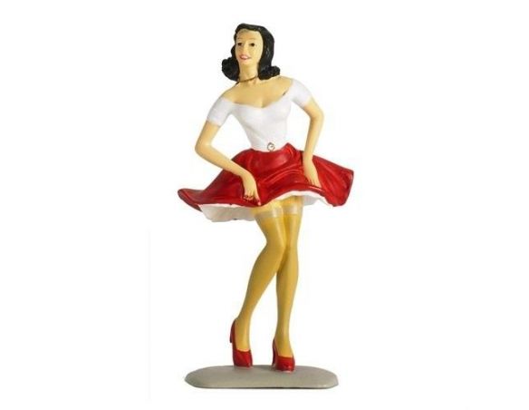 Motorhead Miniatures 150 FASTWOMEN MIMI WHITE/BLACK 1/18 Modellino