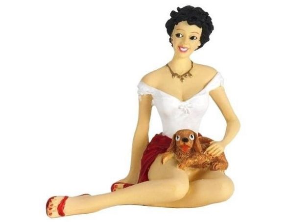 Motorhead Miniatures 168 FASTWOMEN ZENA WHITE/BLACK 1/18 Modellino