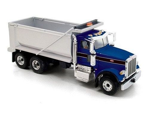 First 3163 PETERBILT 367 DUMP TRUCK 1/50 BLUE Automezzo 1/50
