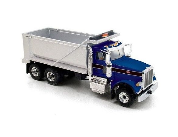 First 3163 PETERBILT 367 DUMP TRUCK 1/50 BLUE Automezzo 1/50