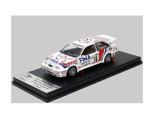 Trofeu TFRRAL09 FORD SIERRA COSWORTH N.16 8th PORTUGAL 1990 DUEZ-LOPES 1:43 Modellino