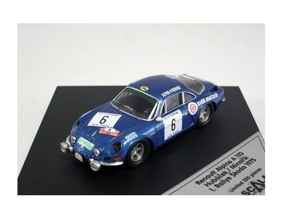 Trofeu SCA41 ALPINE RENAULT A110 1ST RALLY SKODA Modellino
