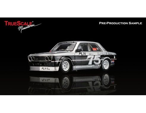 True Scale Miniatures TSM104318 DATSUN 510 PLN RACING N.75 PAUL NEWMAN 1976 1:43 Modellino