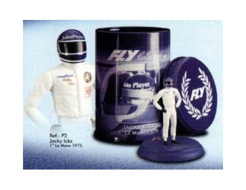 Fly - GB track P02 PERSONAGGIO JACKY ICKX 1' LM'75 1/32 Modellino