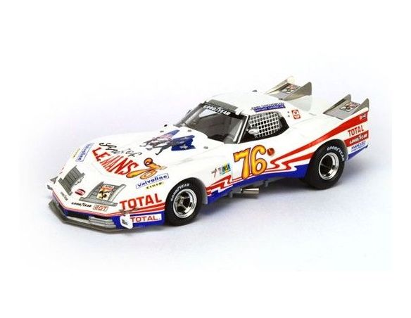 True Scale Miniatures TSM114329 CHEVROLET CORVETTE N.76 RETIRED LM 1976 GREENWOOD-DARNICHE 1:43 Modellino
