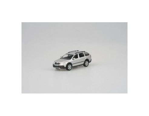Abrex 011AB SKODA OCTAVIA COMBI SCOUT SILVER Auto 1/43
