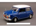 Motormax MTM73113BL MINI COOPER 1969 BLUE/WHITE 1:18 Modellino