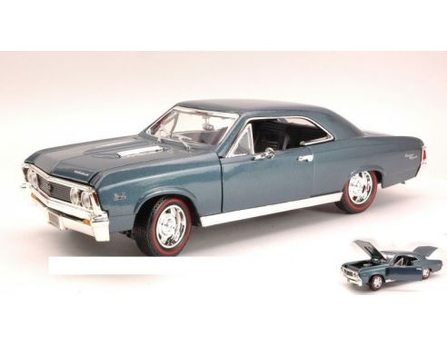 Motormax MTM73104BL CHEVELLE SS 396 BLUE 1:18 Modellino