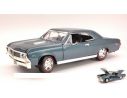 Motormax MTM73104BL CHEVELLE SS 396 BLUE 1:18 Modellino