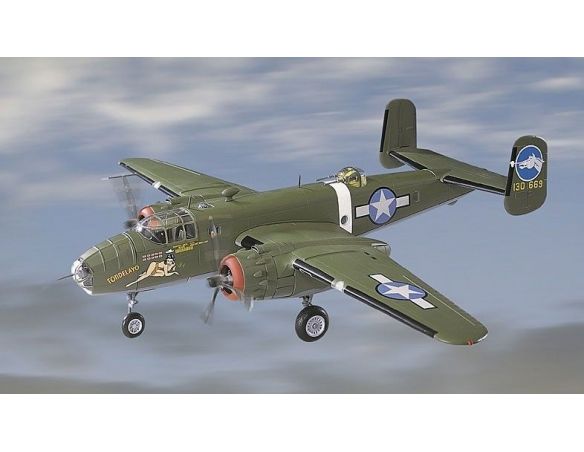 Franklin Mint 11B317 B25 MITCHELL AIR APACHES 1/48 Modellino