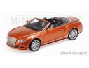 Minichamps PM107139430 BENTLEY CONTINENTAL GT SPEED CONVERTIBLE 2013 ORANGE 1:18 Modellino
