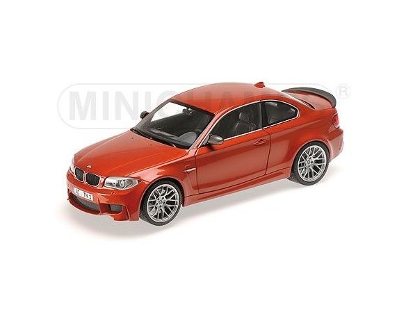 Minichamps PM110020020 BMW 1er M COUPE' 2011 ORANGE METALLIC 1:18 Modellino