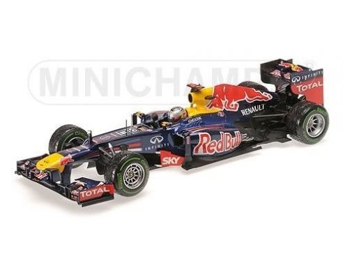 Minichamps PM110120101 RED BULL S.VETTEL 2012 N.1 BRAZIL GP WORLD CHAMPION 1:18 Modellino