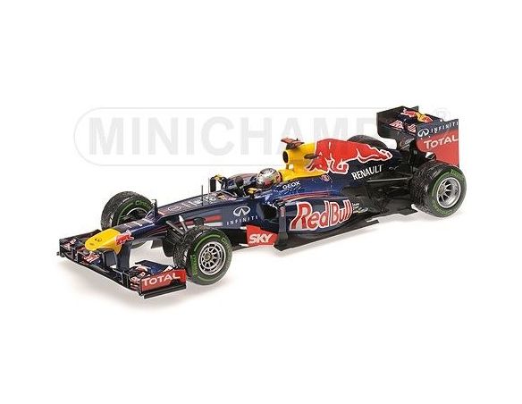 Minichamps PM110120101 RED BULL S.VETTEL 2012 N.1 BRAZIL GP WORLD CHAMPION 1:18 Modellino