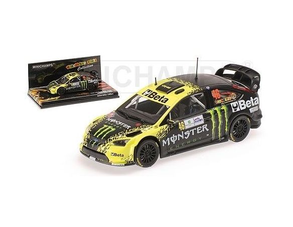 MINICHAMPS 400098946 FORD FOCUS WRC BETA MONSTER VALENTINO ROSSI RALLY MONZA 2009 Modellino
