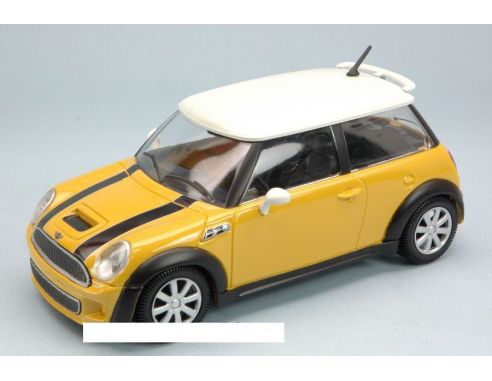 Bburago BU22124Y MINI COOPER S 2012 YELLOW/WHITE 1:24 Modellino