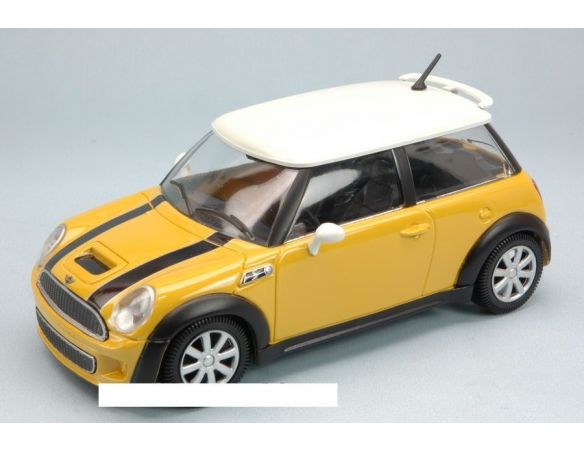 Bburago BU22124Y MINI COOPER S 2012 YELLOW/WHITE 1:24 Modellino