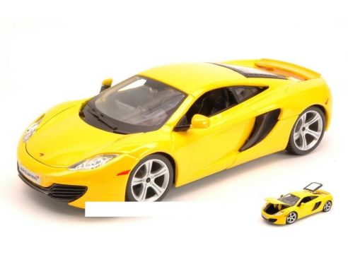 BBURAGO BU21074Y MC LAREN MP4-12C 2011 YELLOW 1:24 Modellino